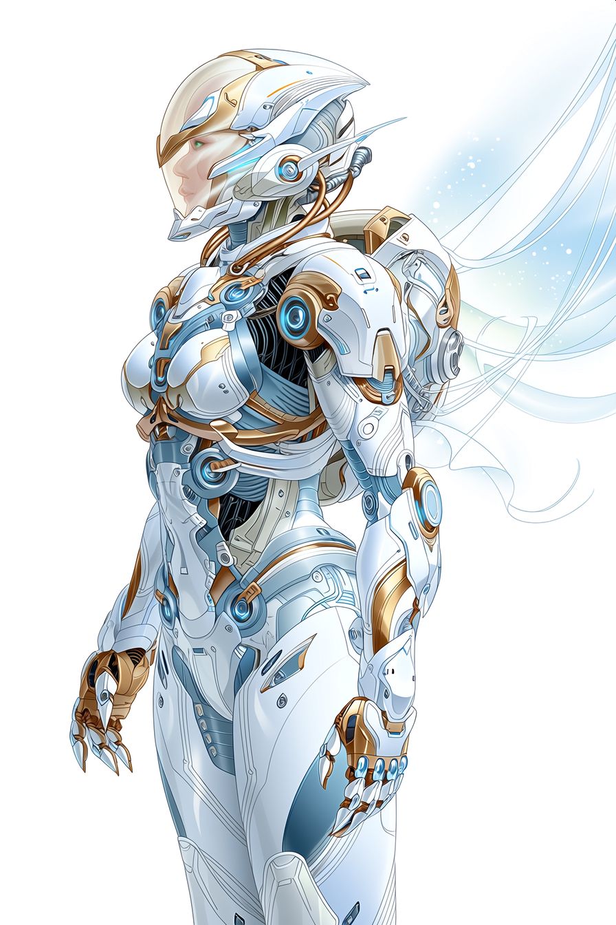 nijiにお願い「あなたの思うAIの神を描いて」