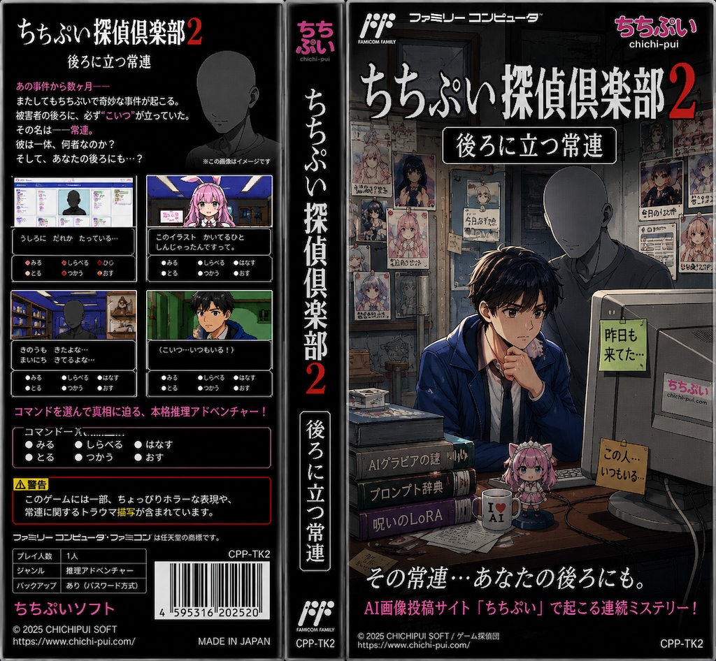後ろに立つ常連