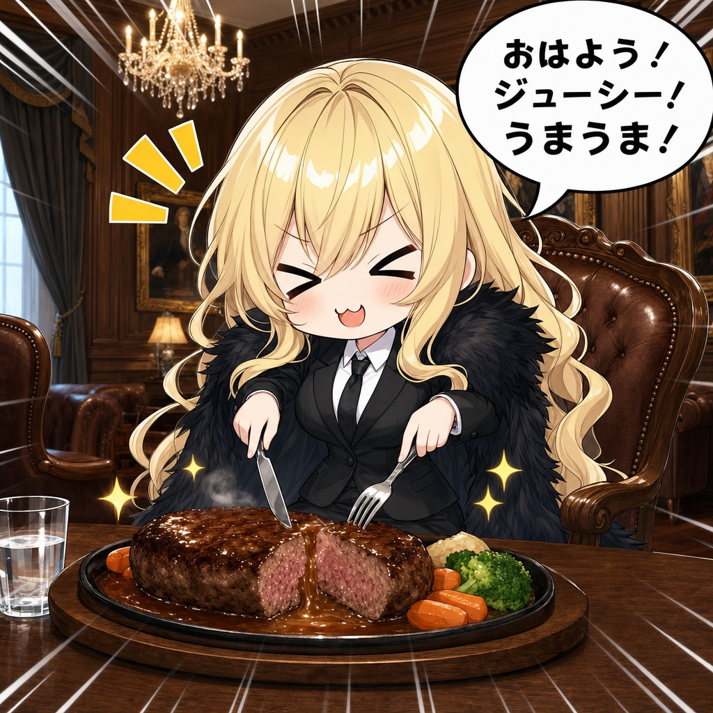 ハンバーグとエリザベス
