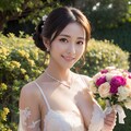 ポートレート　花壇にて 2枚目