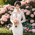 ポートレート　花壇にて 4枚目