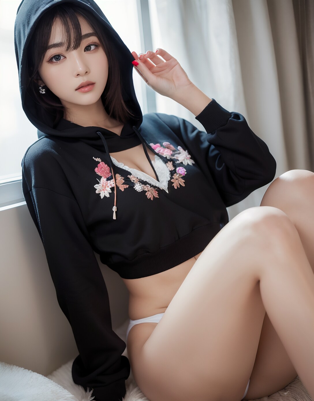 お着替え途中