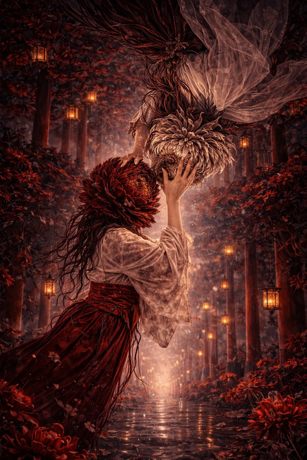 首落としの花-逆位双花の巫女-