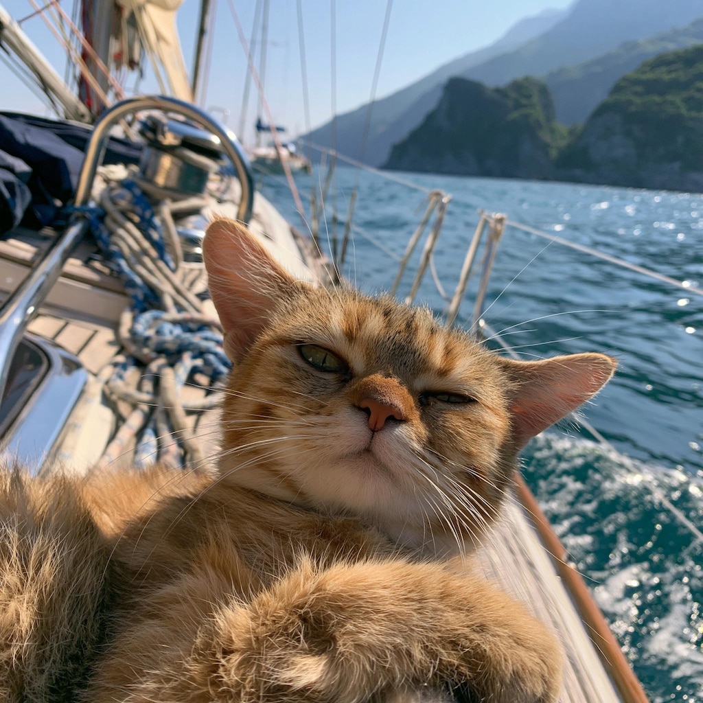 猫とヨット