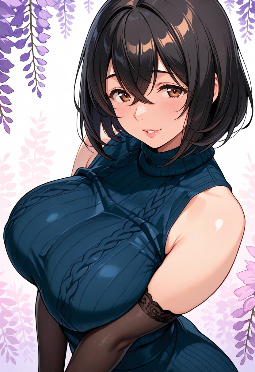 艶を押さえつけ