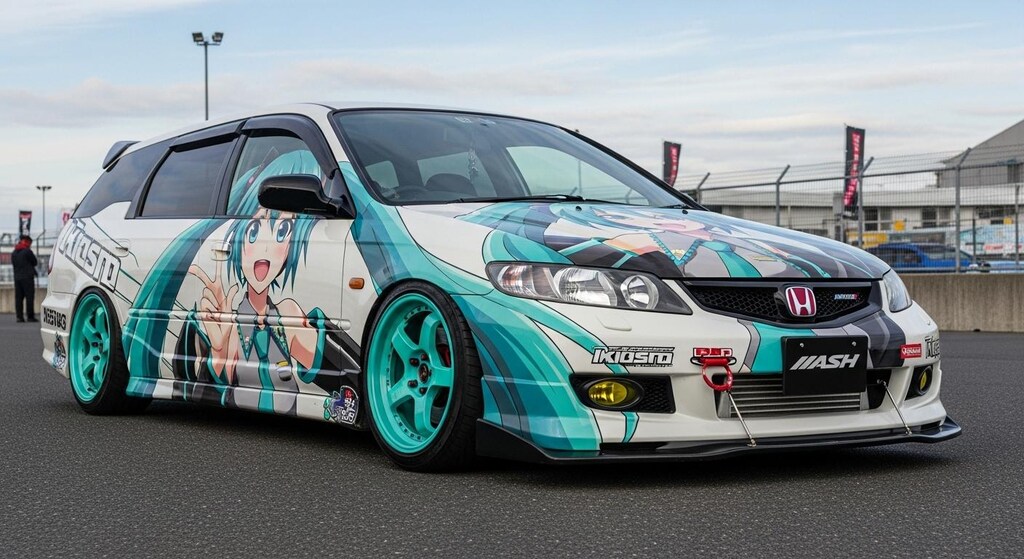 ホンダエアウェイブ初音ミク痛車