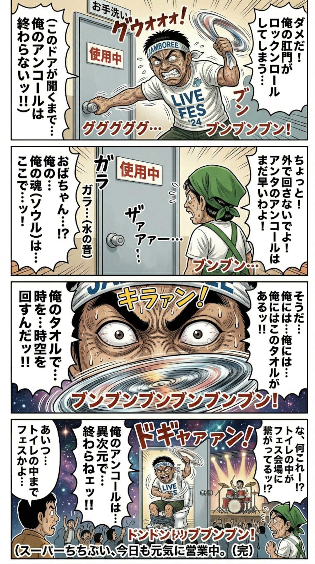 タオル回しの対処法