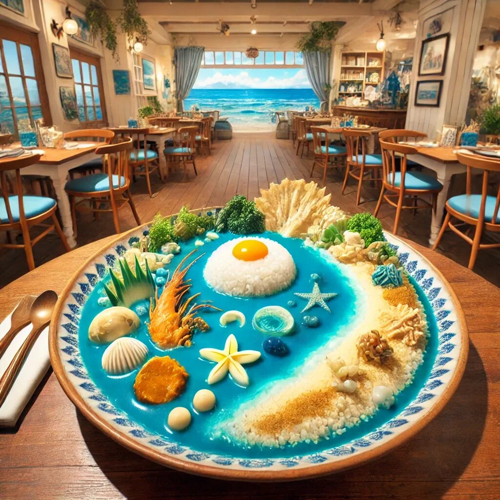 海カレーライス980円