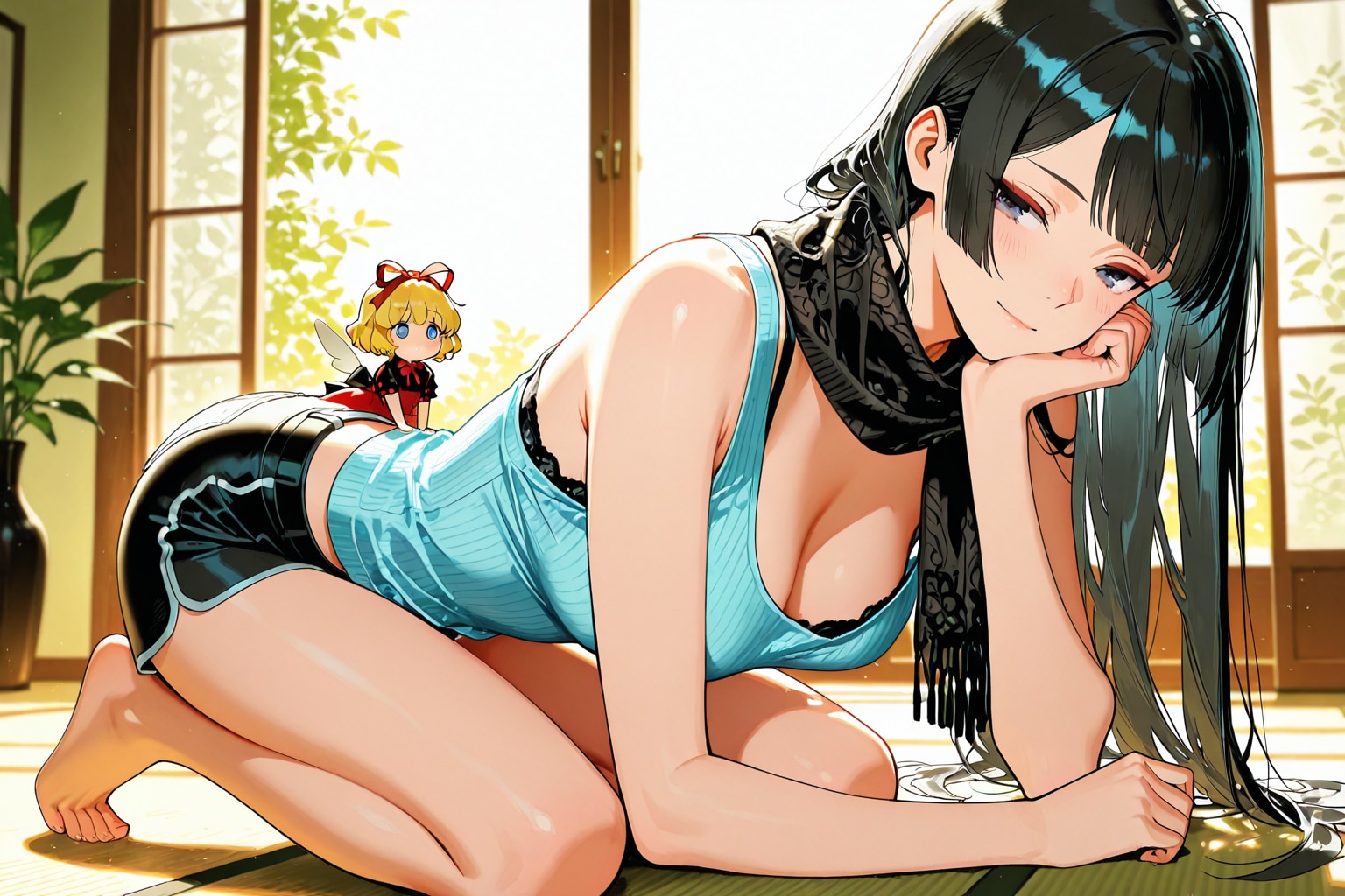 お部屋でぼんやり