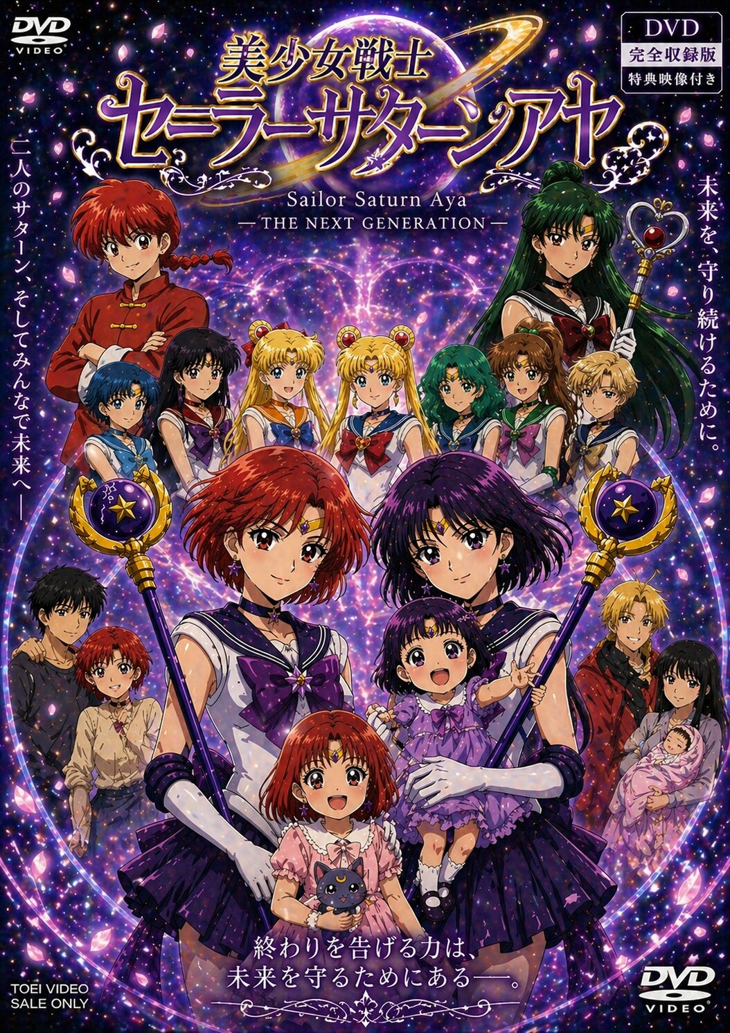 美少女戦士セーラーサターンアヤDVD-BOX特別版！訂正版 | の人気AIイラスト・グラビア