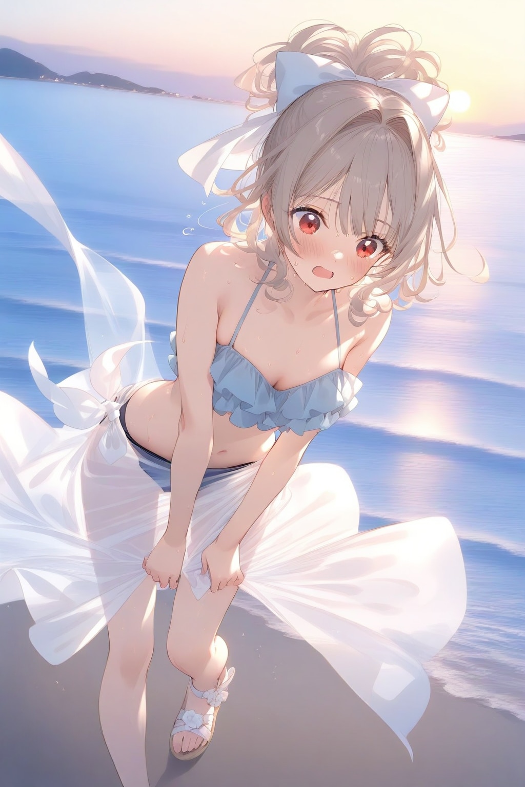 水着でも恥ずかしい