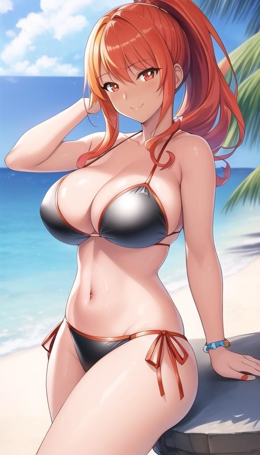 褐色ビキニギャル5