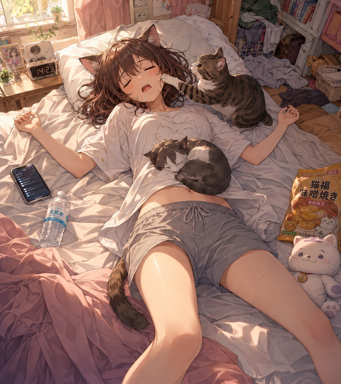 爆　睡