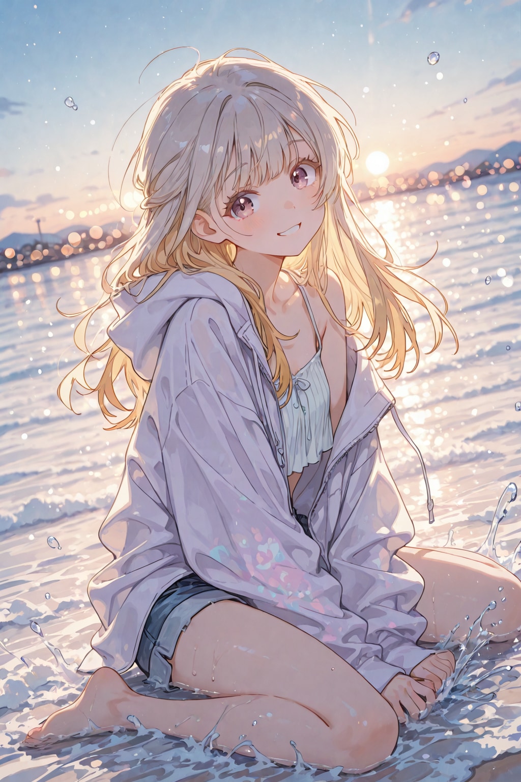 川遊び