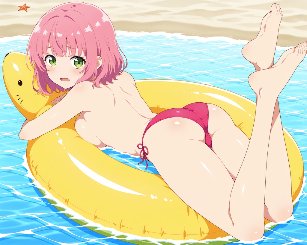 遊んでたら上だけ流されて