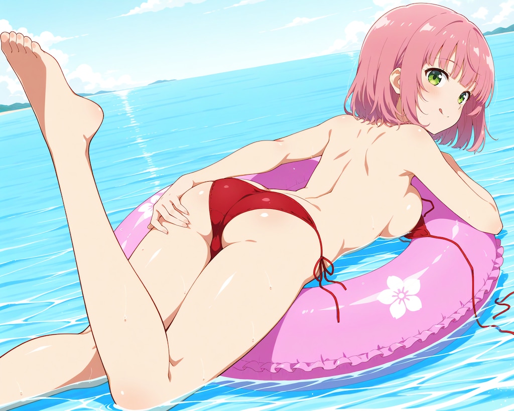 遊んでたら上だけ流されて