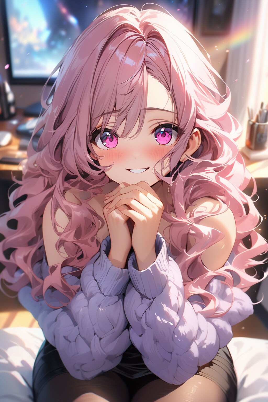 もっとお話しよ？ | の人気AIイラスト・グラビア