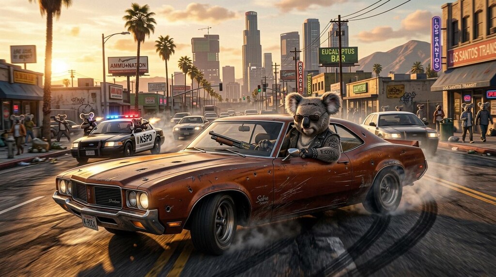 いろんなキャラでGTA＋なにか
