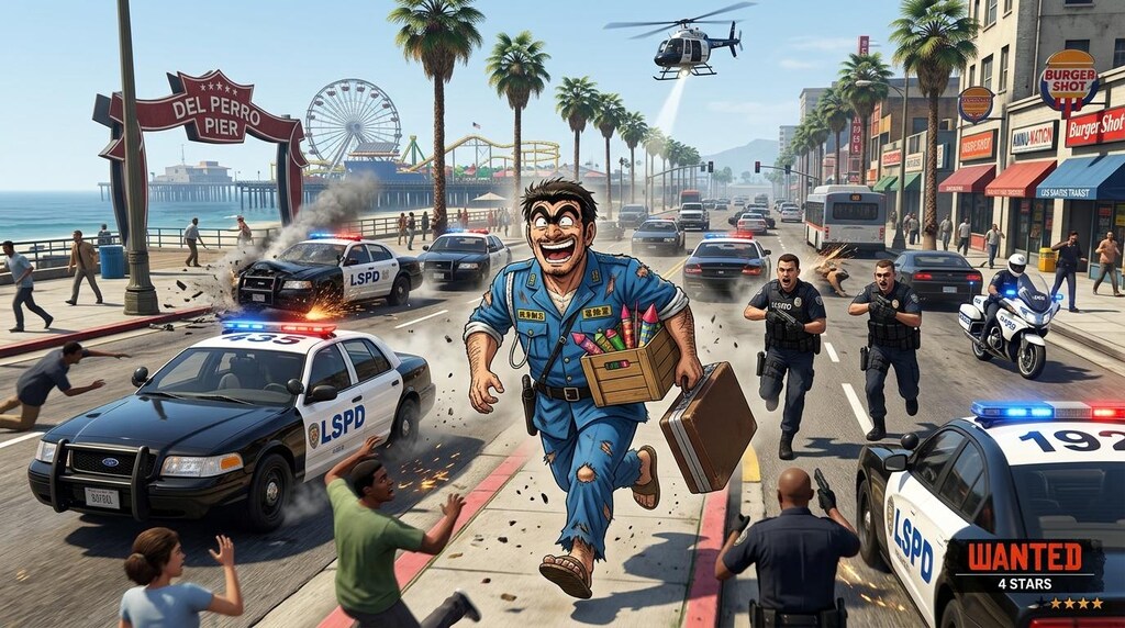 いろんなキャラでGTA＋なにか