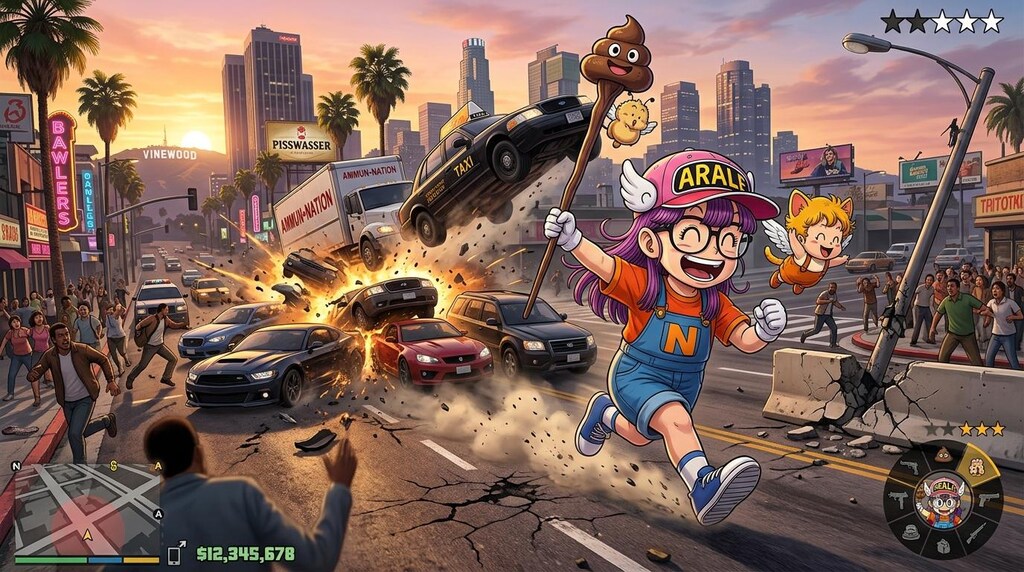 いろんなキャラでGTA＋なにか