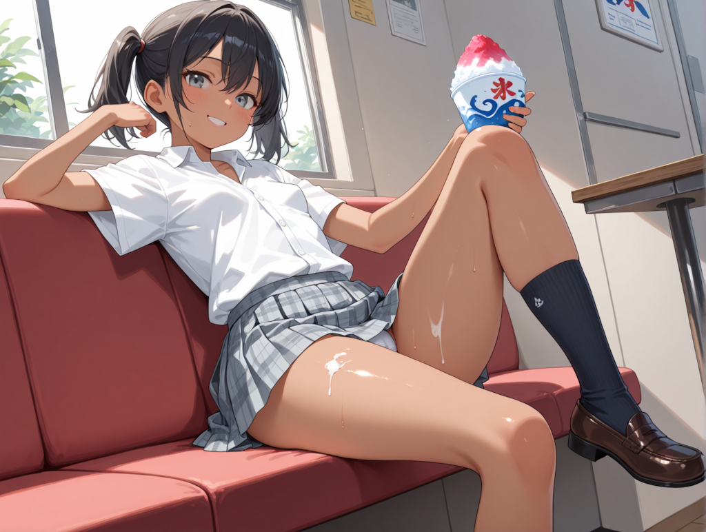 魔法娘１とカキ氷＃２