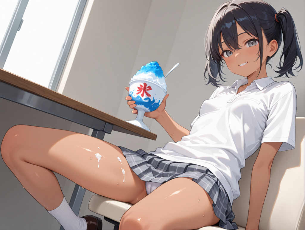 魔法娘１とカキ氷＃２