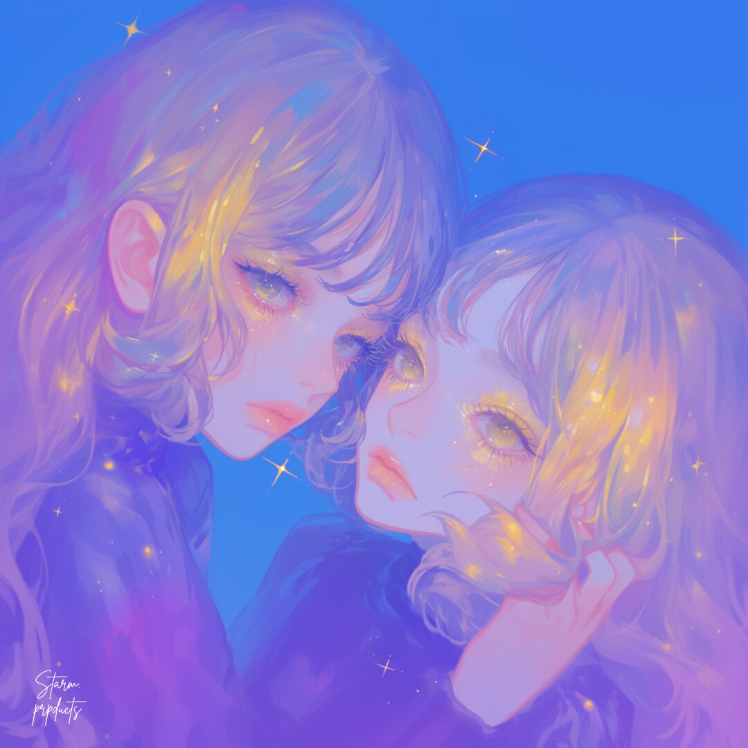 フリーアイコン/ペアアイコン/お揃いアイコン/双子アイコン