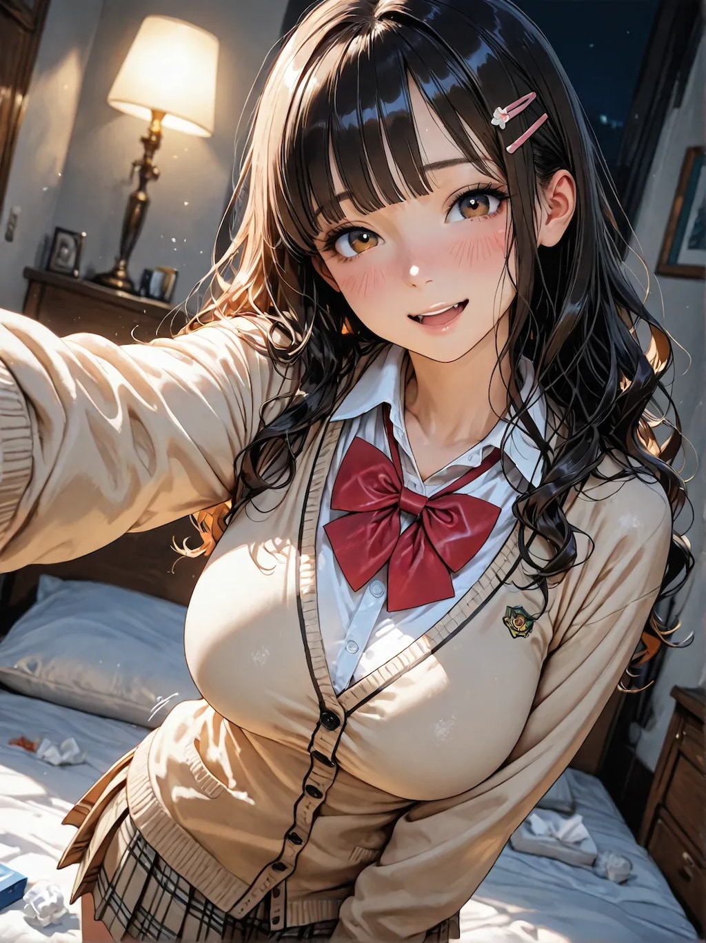現役ＪＫアイドルのくち💕(制服バージョン)