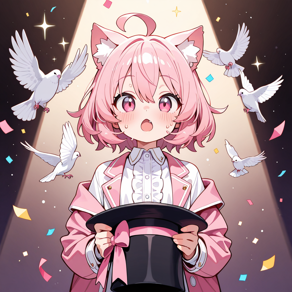 ふぅ！！今度は上手くいったにゃん！！