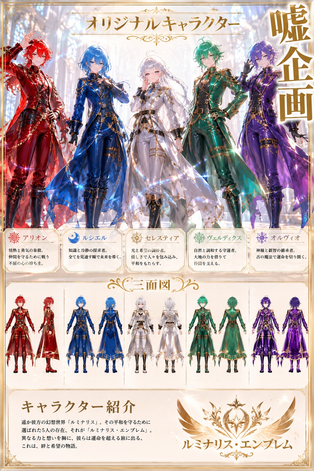 オリジナルキャラ　ファンタジーキャラ
