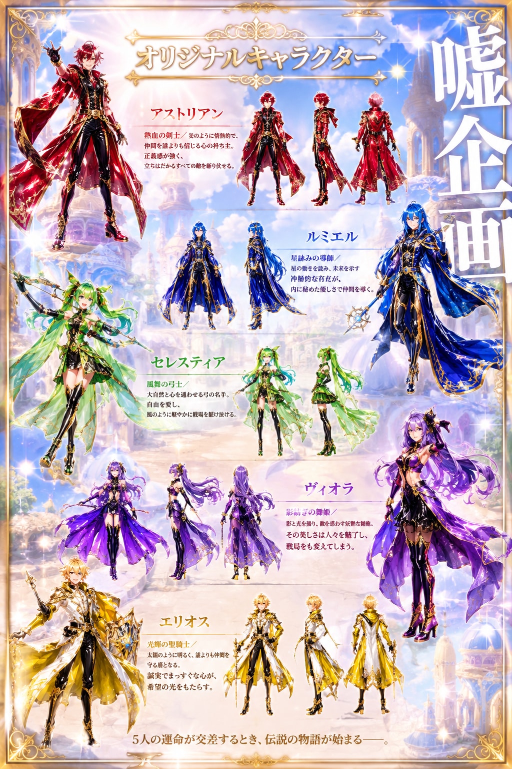オリジナルキャラ　ファンタジーキャラ