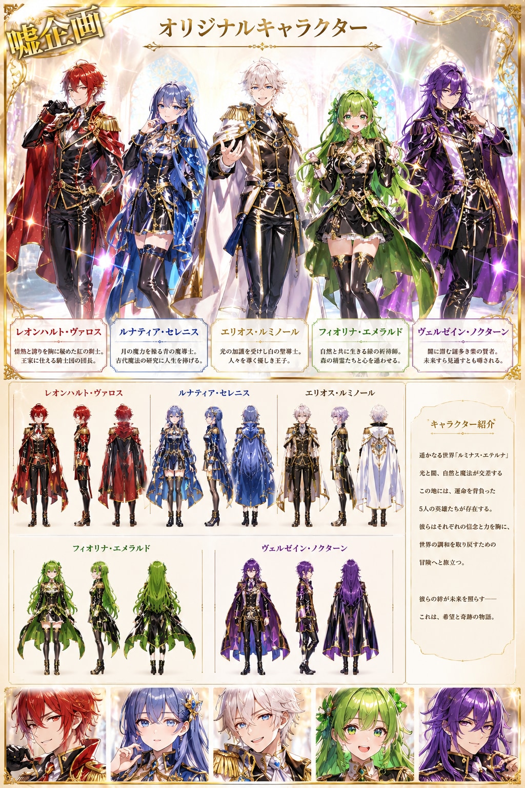 オリジナルキャラ　ファンタジーキャラ