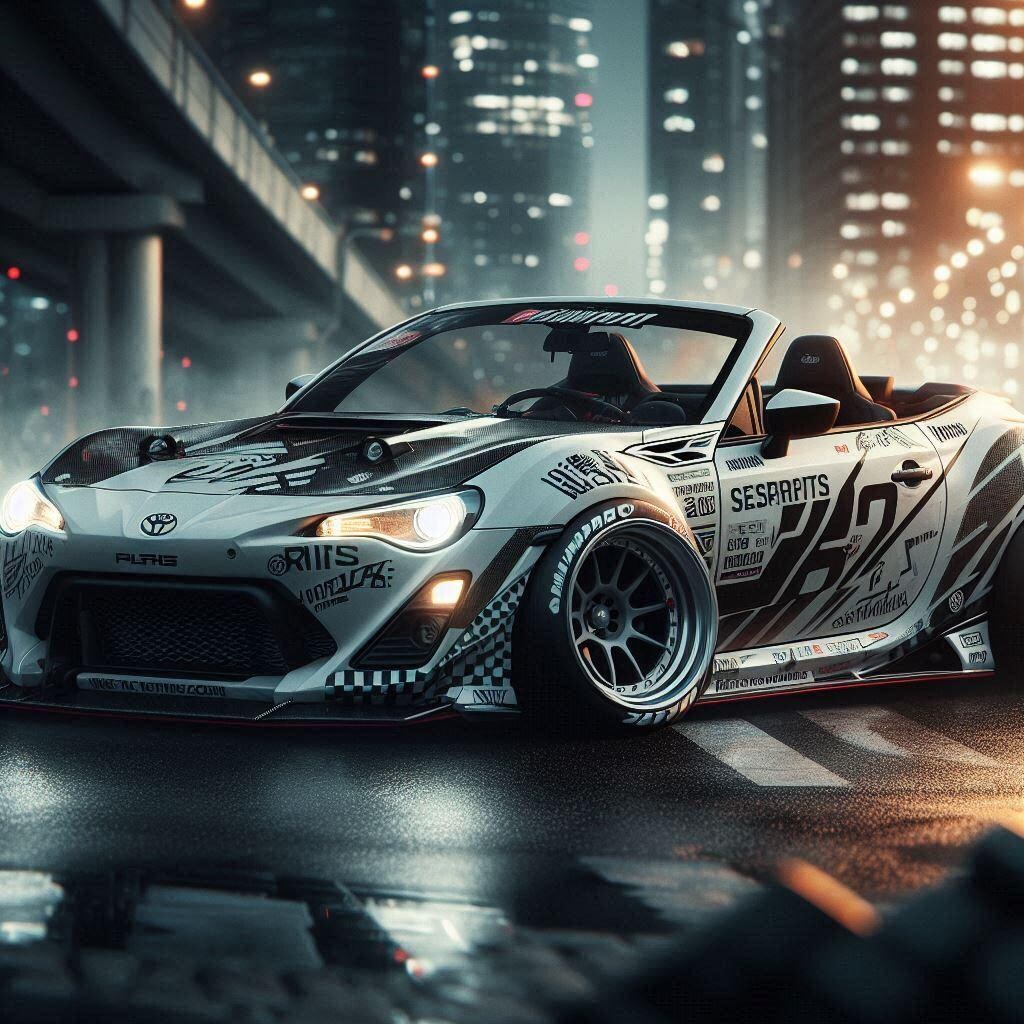 トヨタ86オープンカーのドリ車