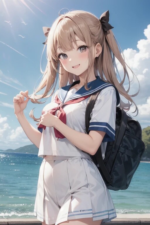 お兄ちゃん　暑すぎて滅　とか言わないでねっ