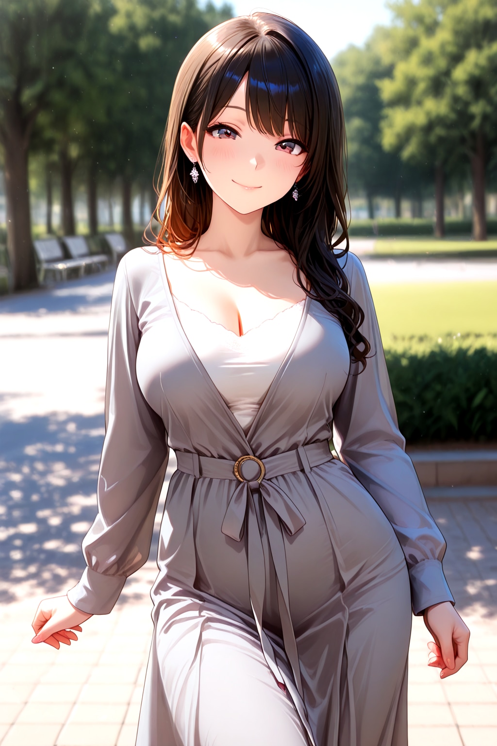 147（マキシ丈のワンピース）