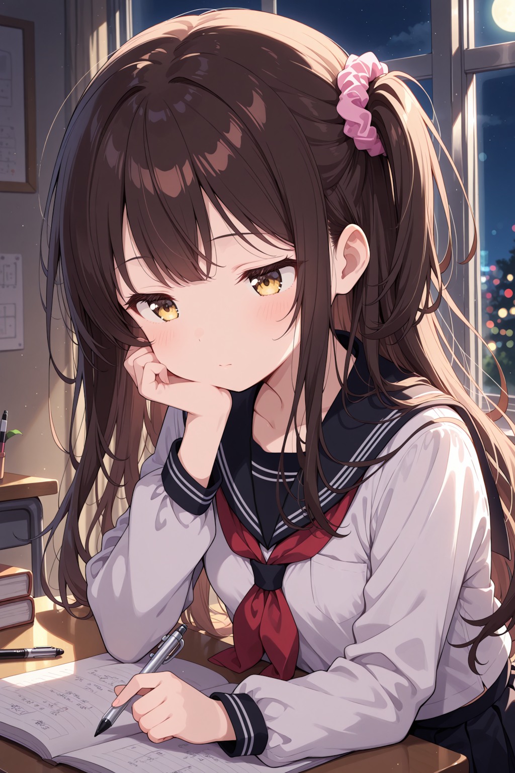 放課後の居残り勉強