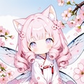 桜のネコミミ妖精ちゃん 3枚目