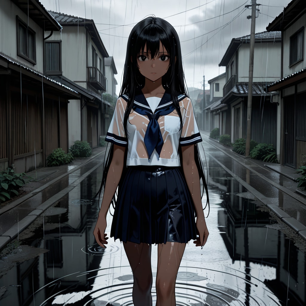猫宮柚　雨の日のオナニー