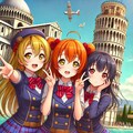 ラブライブキャラとイタリア旅行 3枚目