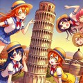 ラブライブキャラとイタリア旅行 2枚目