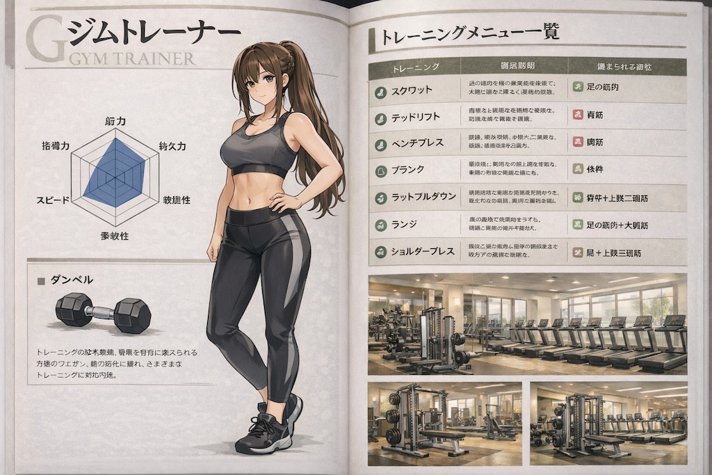 【攻略本化】ジムトレーナーさんガイド