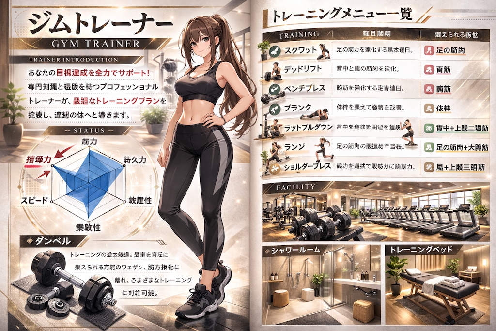 【攻略本化】ジムトレーナーさんガイド
