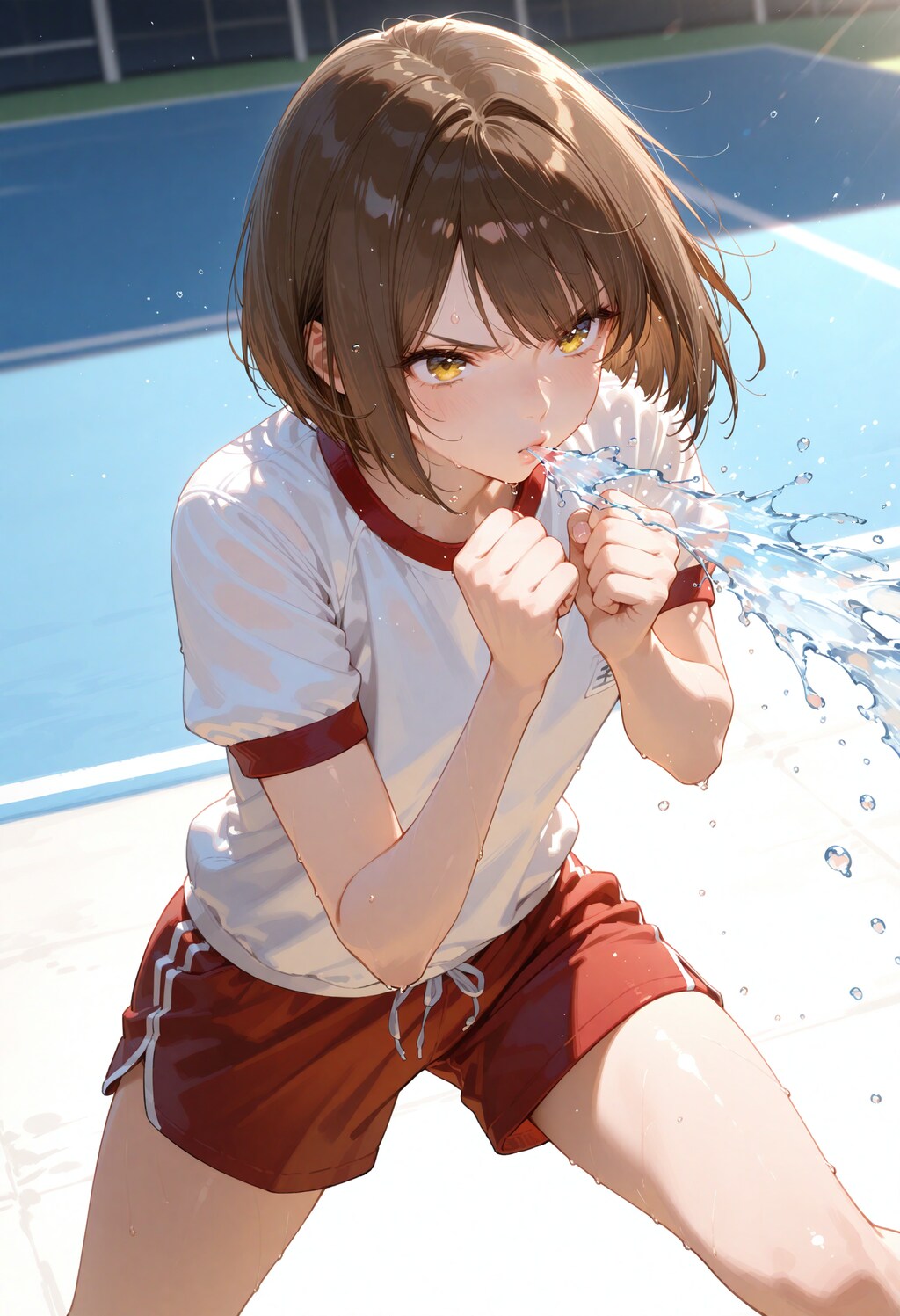 アイドル部練習風景。