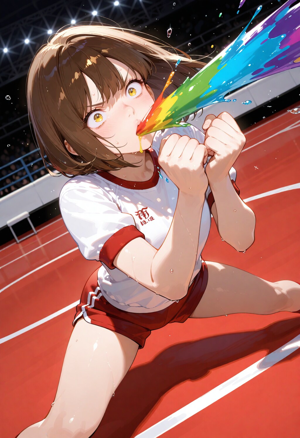 アイドル部練習風景。