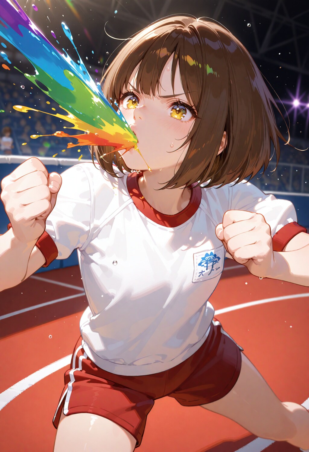 アイドル部練習風景。