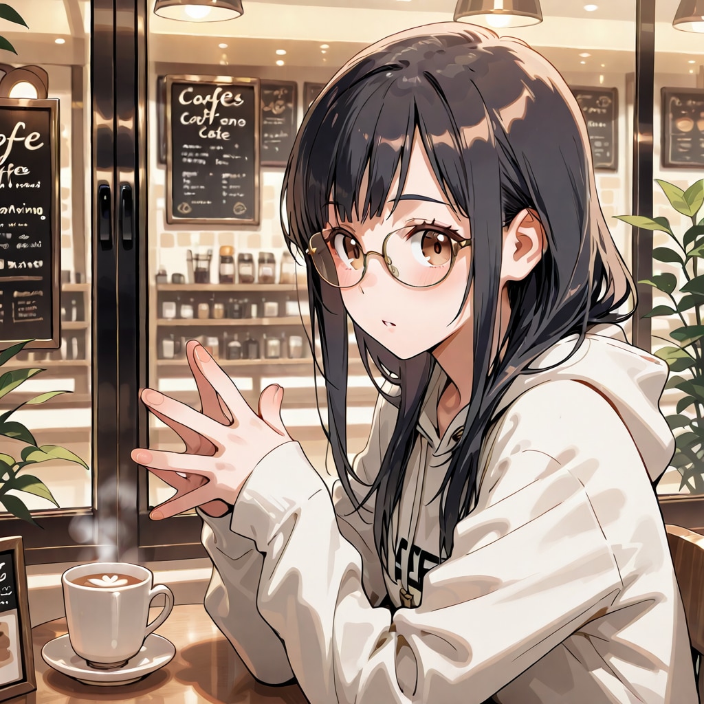 カフェで待ち合わせ♬