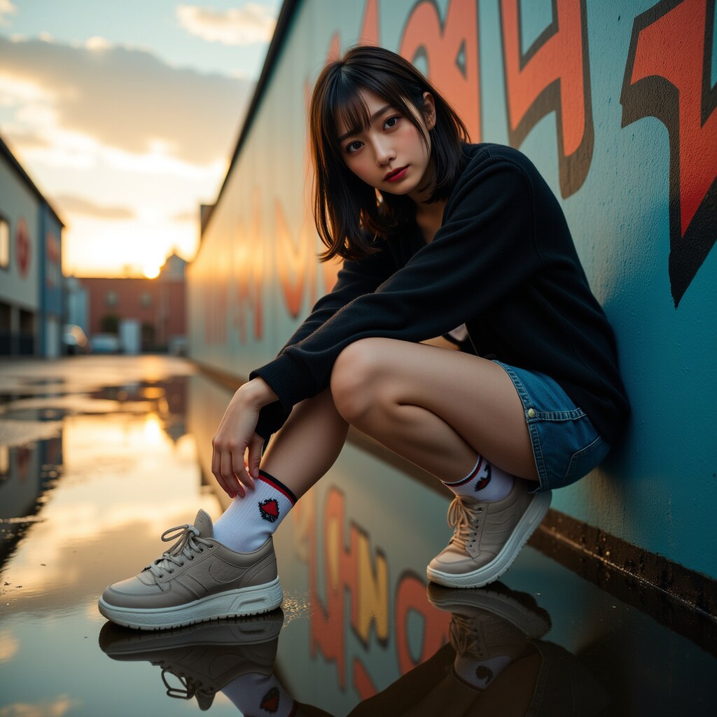 スニーカーと靴下