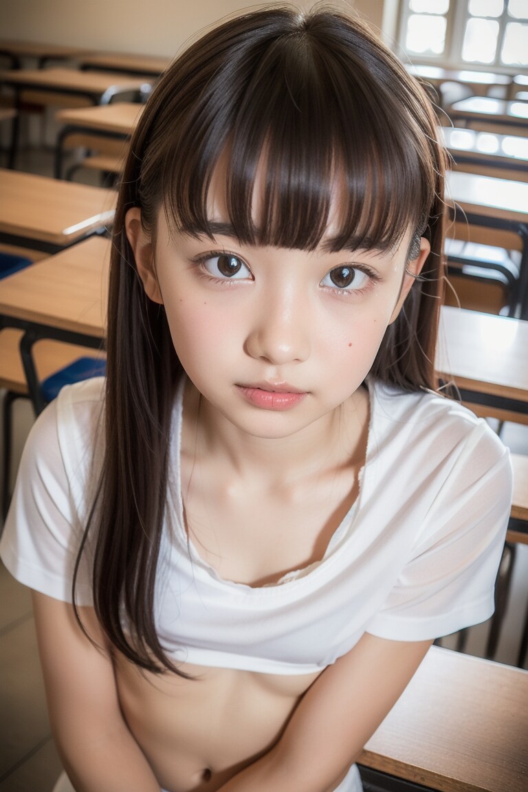 下パイ♡girl　ちっぱい娘とちょっと大きめぱい娘♡