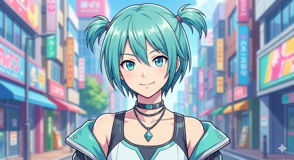 ミクさん ネックレスとチョーカー