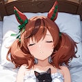 猫と一緒に昼寝ネイチャさん 4枚目